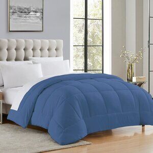 Queen Sweet Home Collection Luxurious oversized Comforter  - Denim